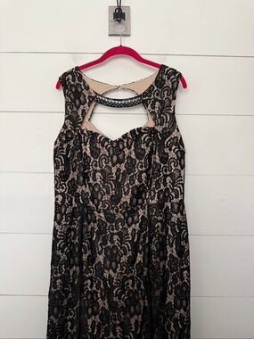 Enfocus Women’s 18W Black Lace Dress Plus Size